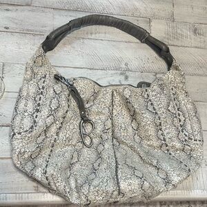 Jessica Simpson Snake Print Handbag - EUC